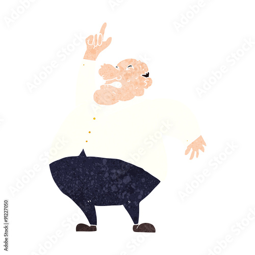 cartoon big fat boss