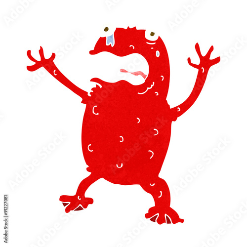 cartoon poisonous frog