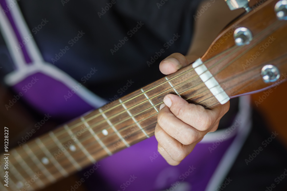 Fototapeta premium Acoustic guitar player