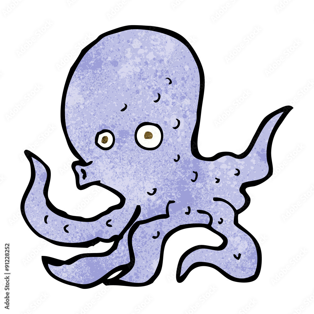 Obraz premium cartoon octopus
