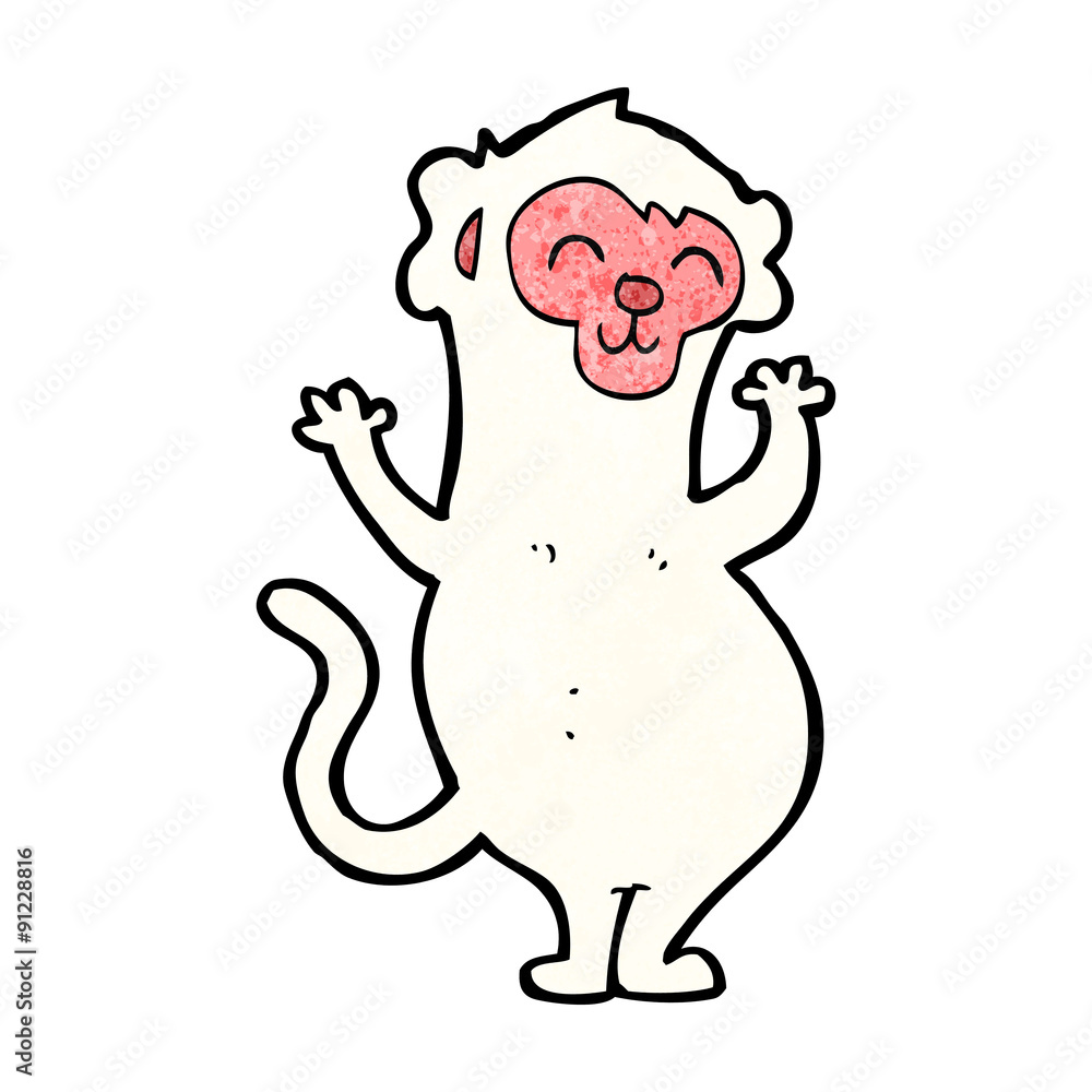 Fototapeta premium cartoon monkey