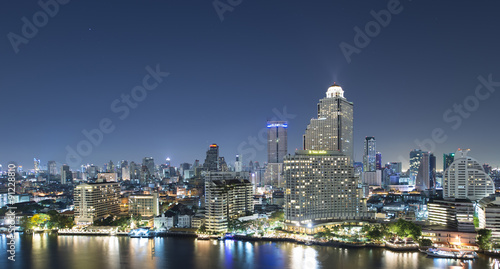 Bangkok Skyline at night © newroadboy
