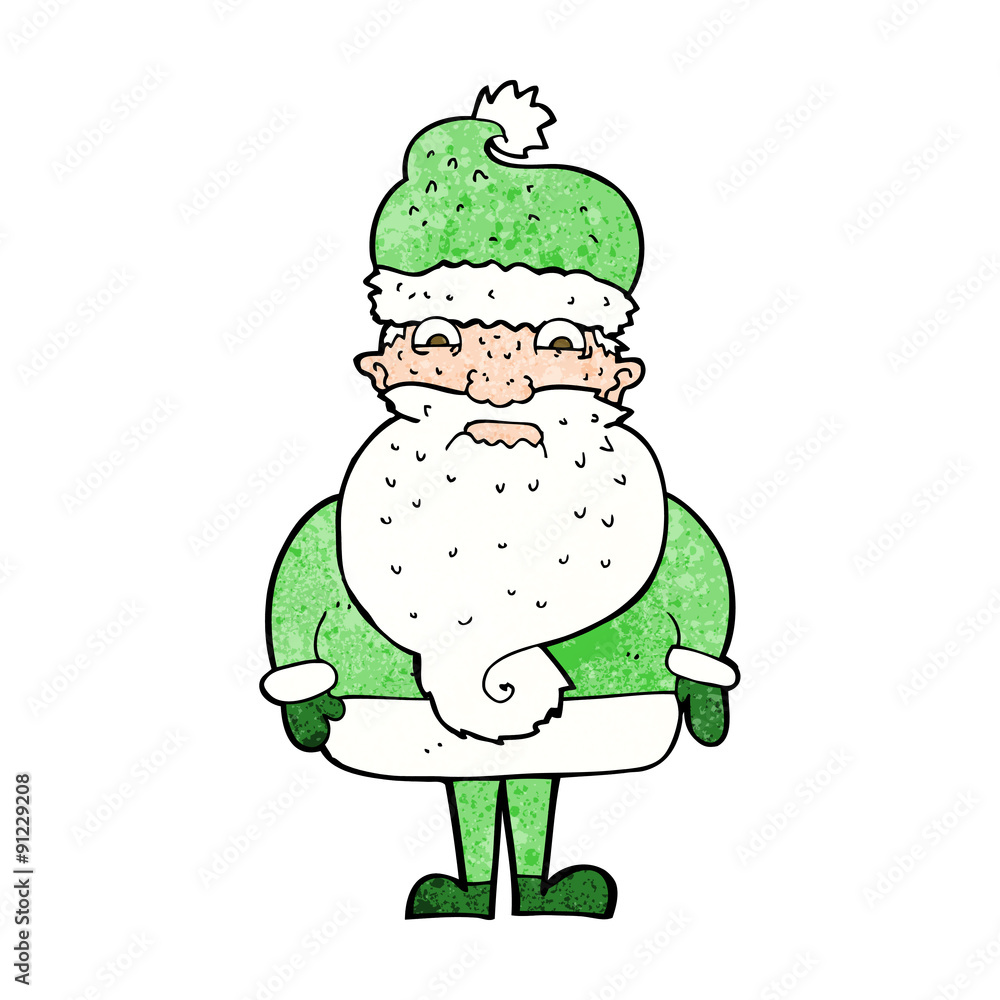 cartoon grumpy santa claus cartoon grumpy santa claus