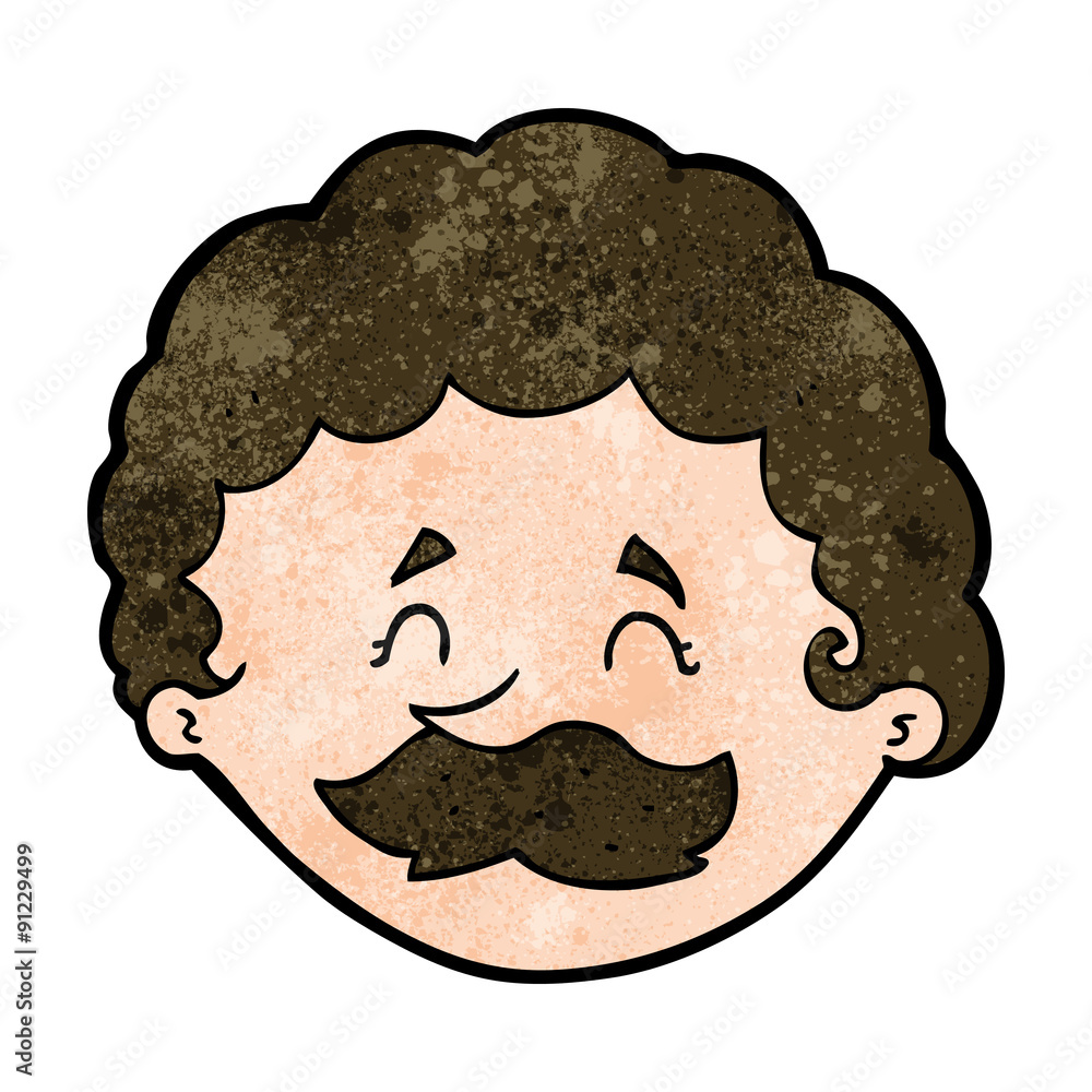 cartoon man with mustache cartoon man with mustache