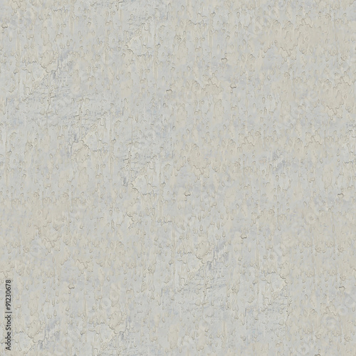 drops of slurry on the metal sheet