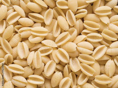 Obraz na płótnie italian uncooked gnocchetti sardi pasta food background w salonie