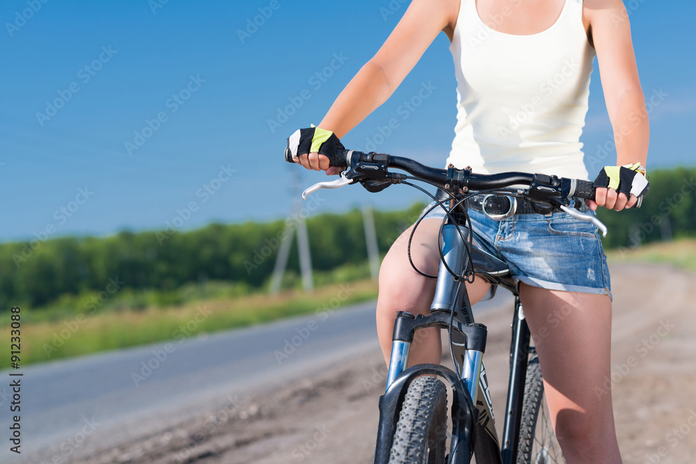 Naklejka premium Bicycle ride