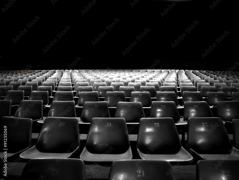 Naklejka premium Empty stadium seats