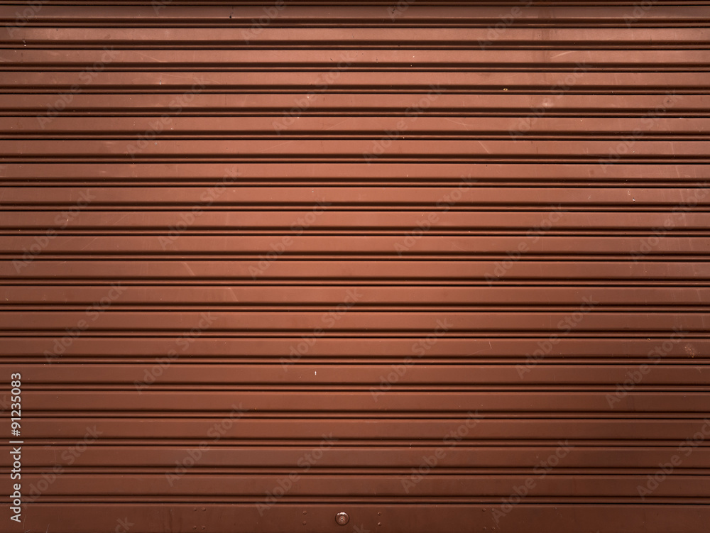 Naklejka premium metallic roller shutter door