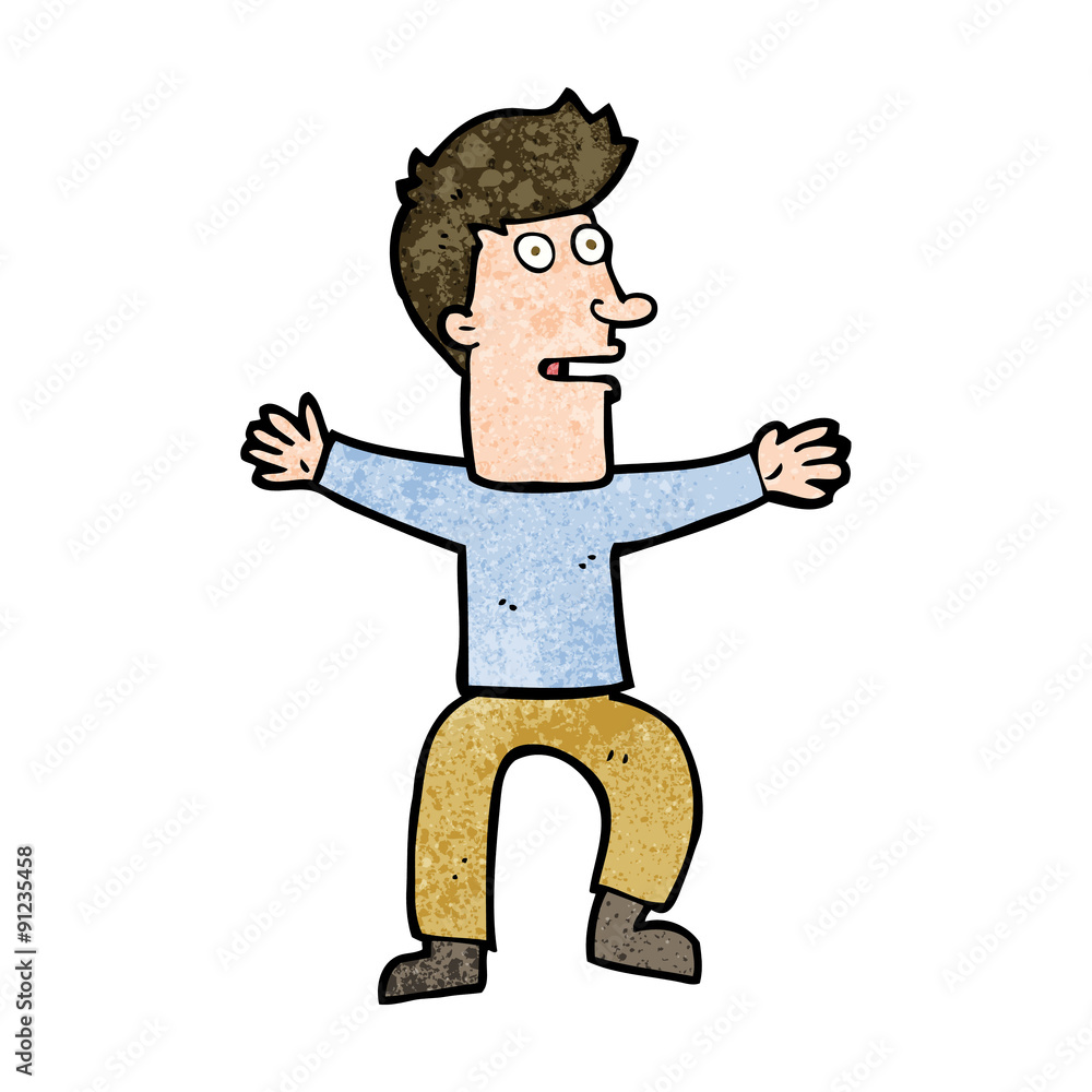 cartoon startled man cartoon startled man