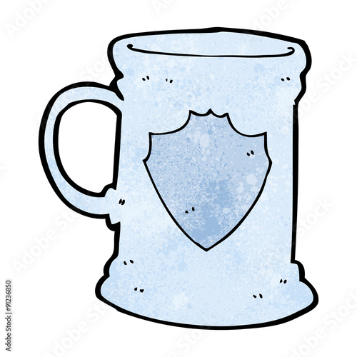cartoon old tankard