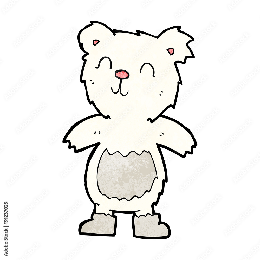 cartoon teddy polar bear cartoon teddy polar bear