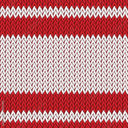 Seamless knitted pattern