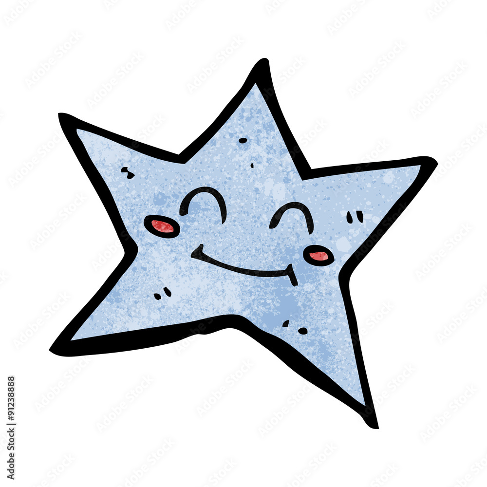 cartoon star character
