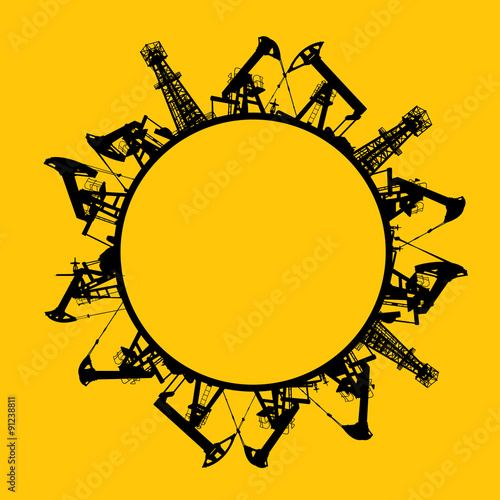 Oil rig icon.