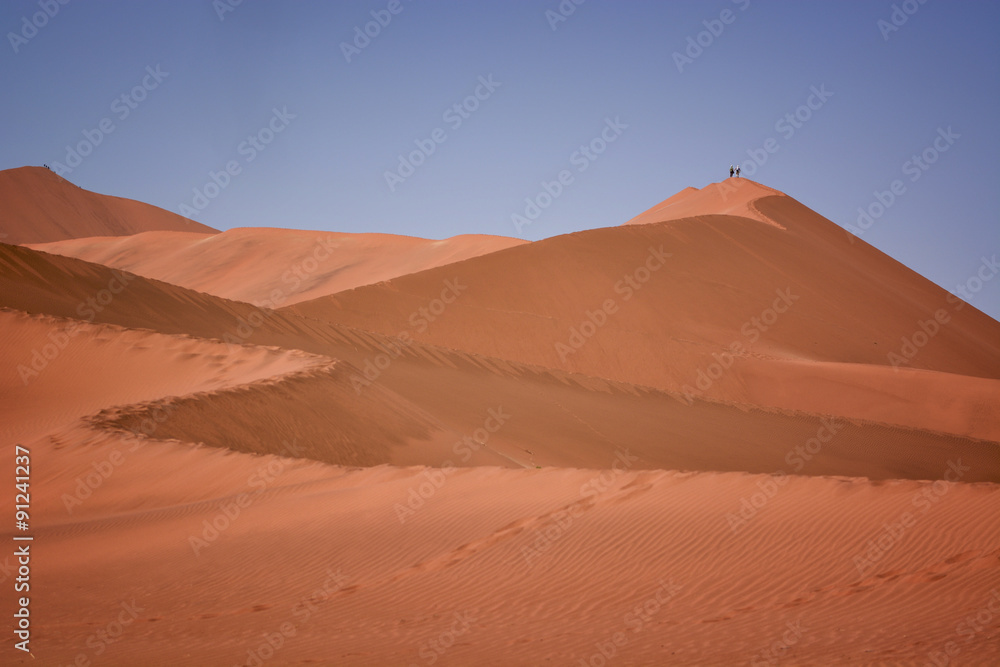 Huge Sand Dunes in the African desert
