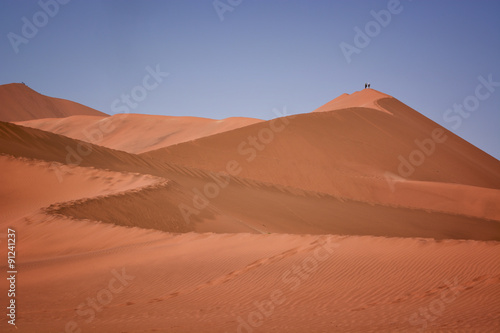 Huge Sand Dunes in the African desert