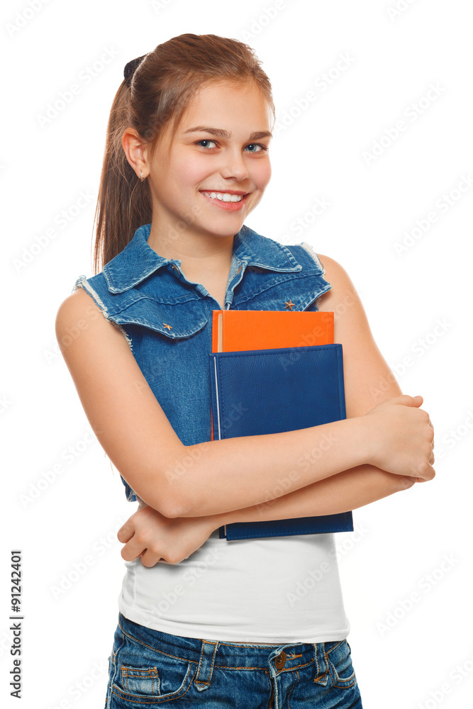 HomeToy Girls Denim Vest Kids Cotton Sleeveless Jean Jacket Outwear 
