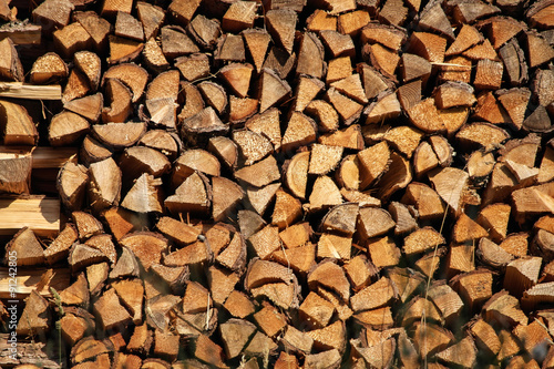 Firewood heap