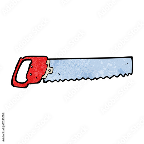 cartoon saw