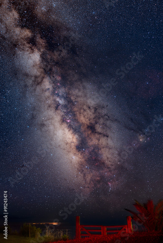 The Glorious Milky Way Setting at Sao Miguel, Azores Islands