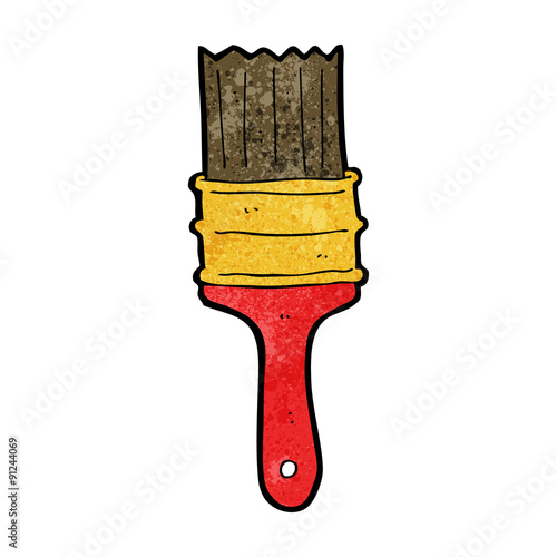 cartoon paint brush