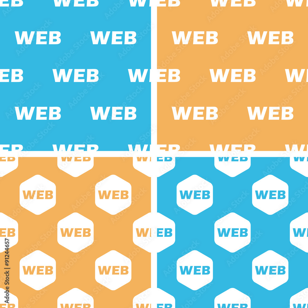 WEB pattern set, colored