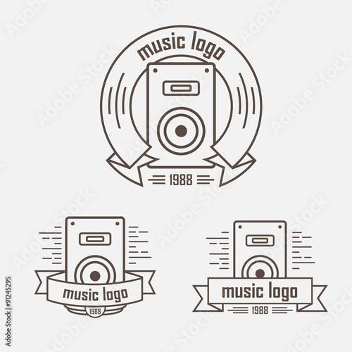 set of logos musical direction