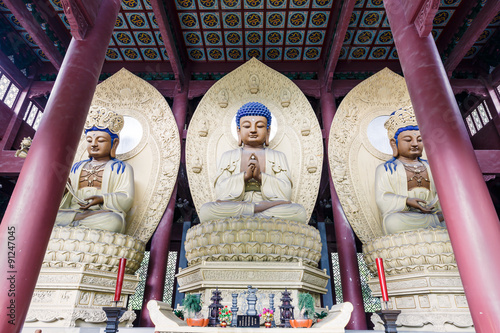 Hangzhou lingyin temple, in China photo