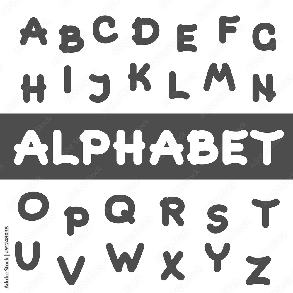 Round Font. Round Font.
