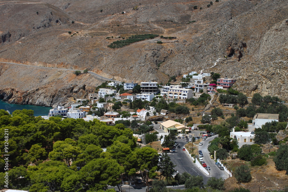 Hora Sfakion Chora Sfakion Sfakia Loutro Crète Grèce