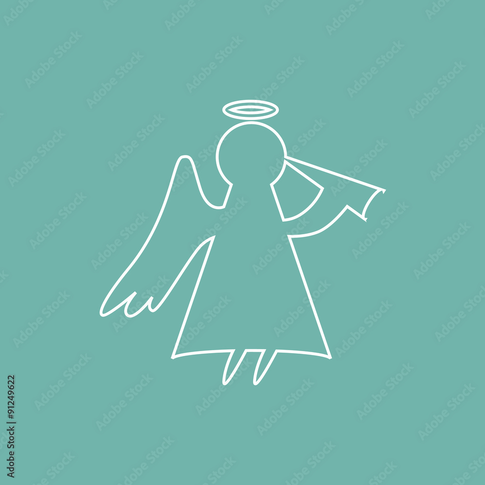 Obraz premium Angel icon