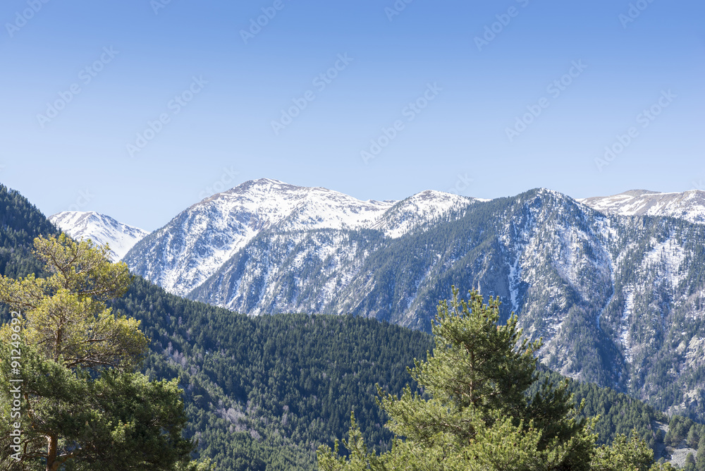 Fototapeta premium snowy mountains
