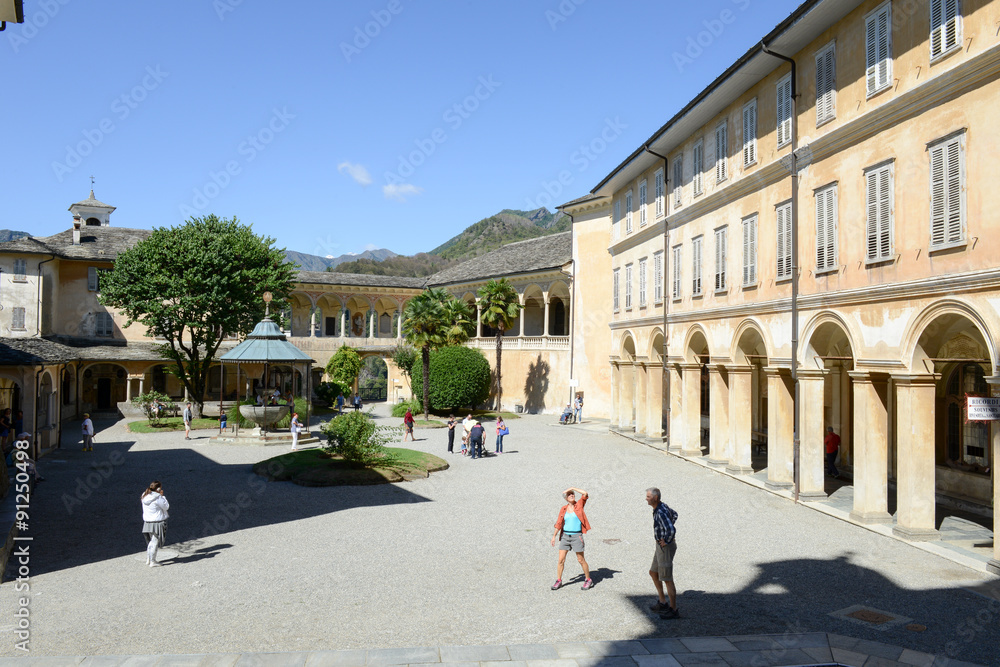 Naklejka premium Sacro Monte of Varallo holy mountain, Italy