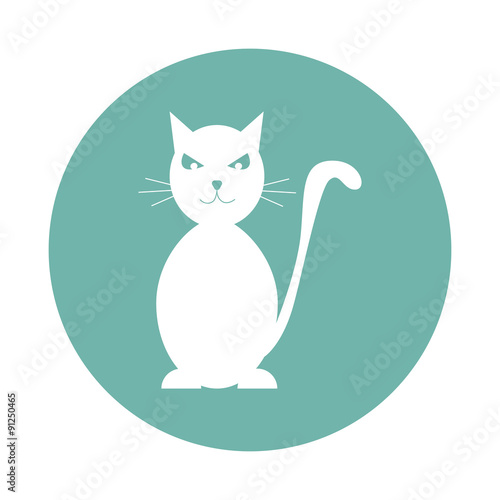 Black cat icon