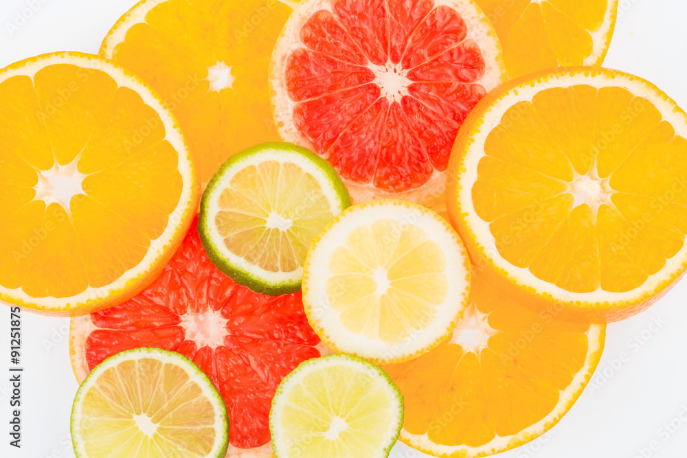 Obraz premium Orangenscheiben