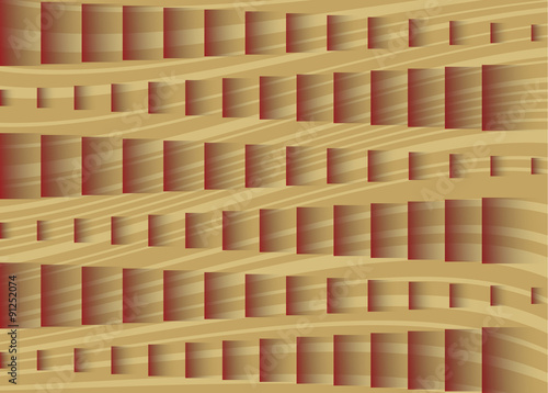 Abstract squares blend brown background