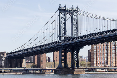 Fototapeta Naklejka Na Ścianę i Meble -  Eastriver mit Manhattan Bridge in New York City