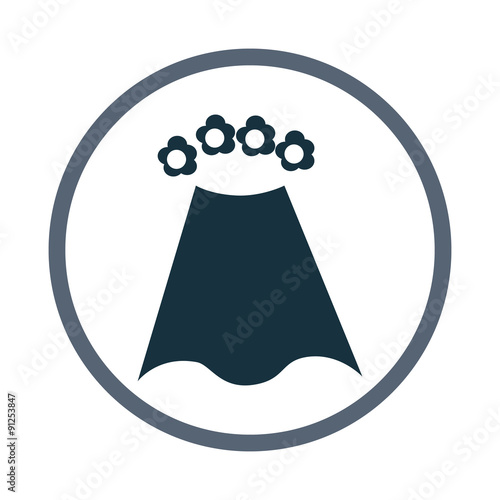 Wedding veil icon