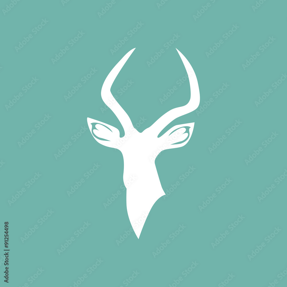 Obraz premium Deer head icon