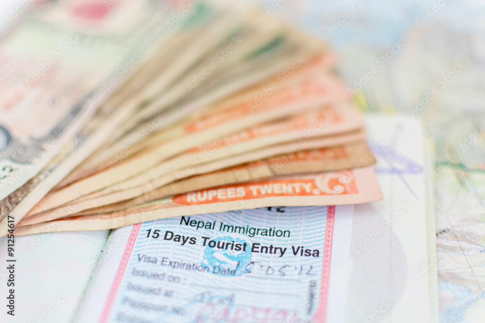 Nepal Immigration Visa for tourism and Nepali Notes Nepal Immigration Visa for tourism and Nepali Notes
