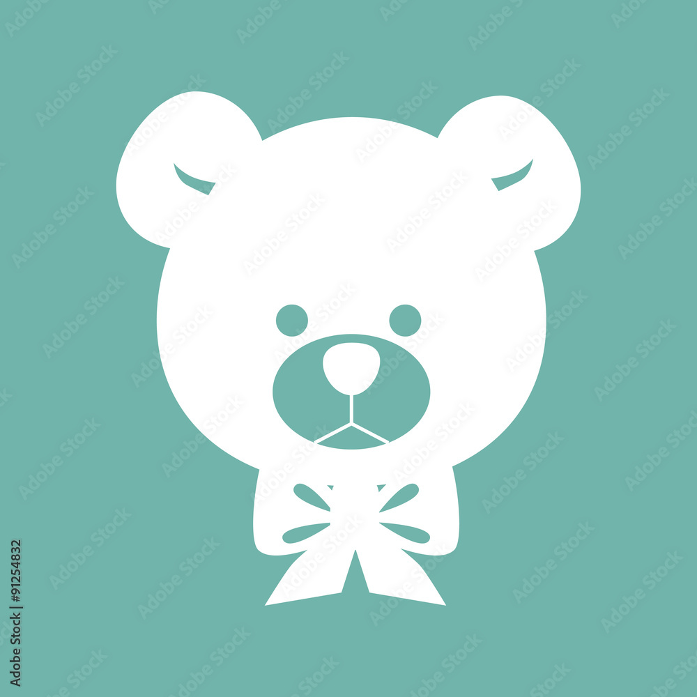 Toy bear icon Toy bear icon