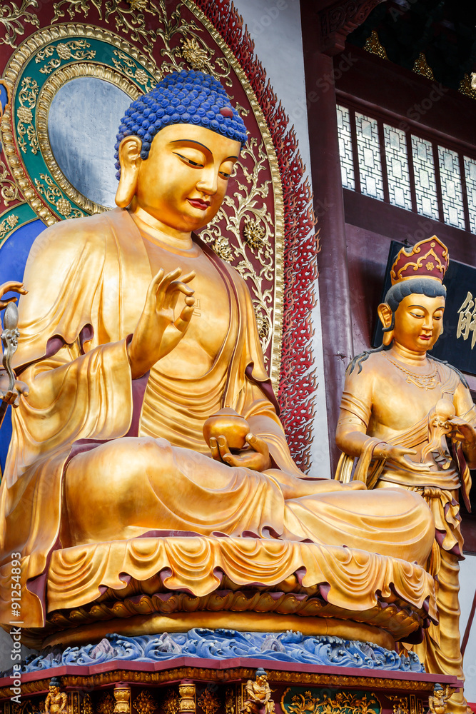  Hangzhou Lingyin Temple Buddha ，in China