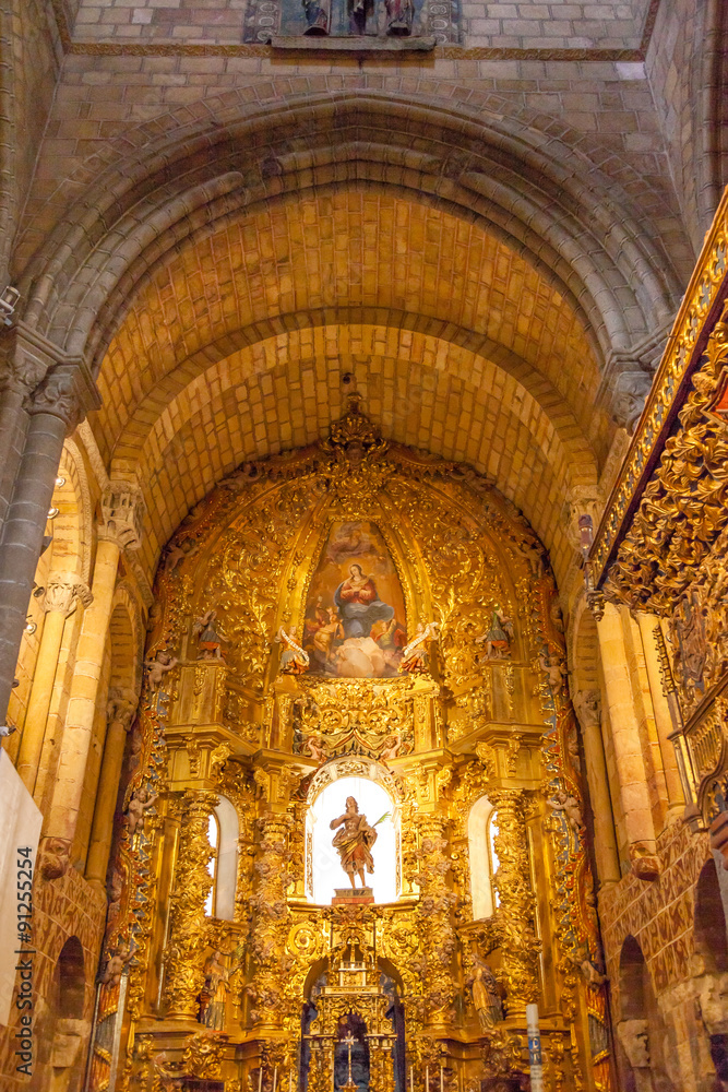 Avila Cathedral Basilica Altar Statue Mary Painting Spain