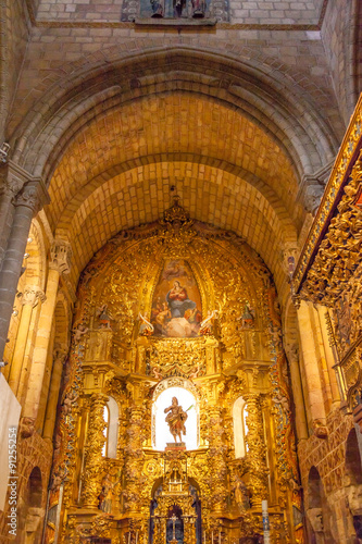 Avila Cathedral Basilica Altar Statue Mary Painting Spain
