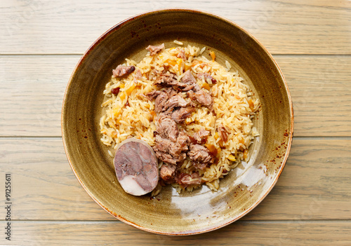 Pilaf, traditional dish of the Middle East