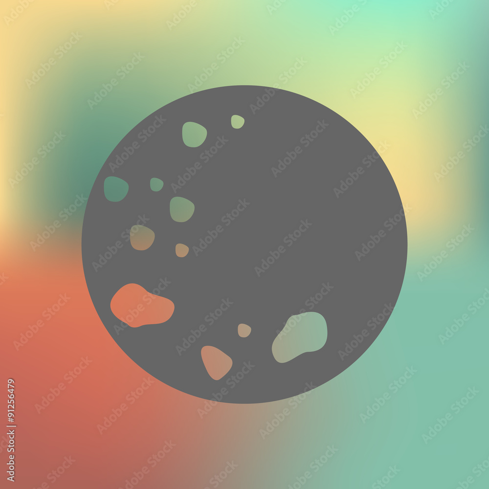 Fototapeta premium Moon icon