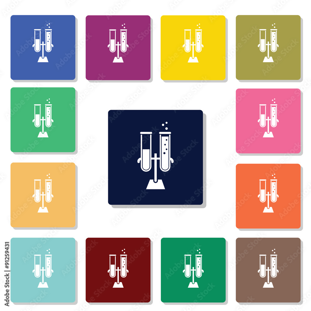 Test tubes icon Test tubes icon