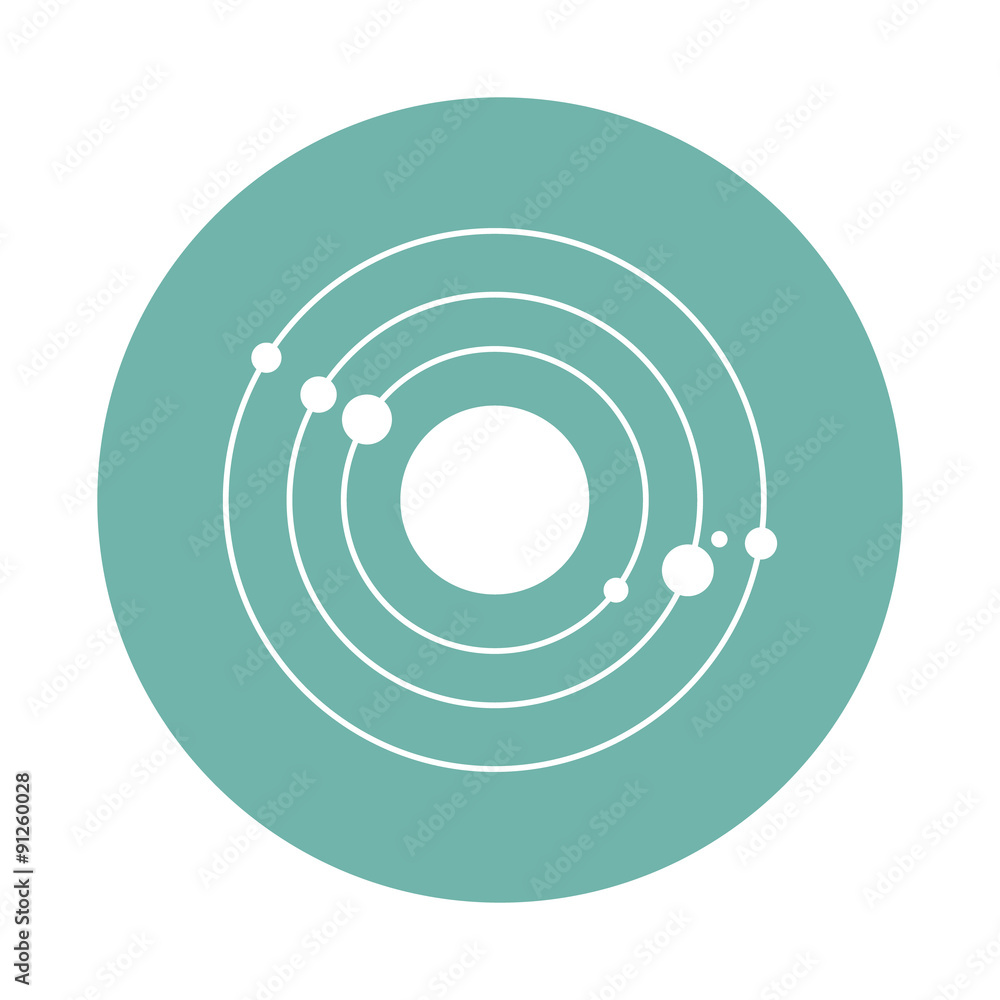 Solar system icon Solar system icon