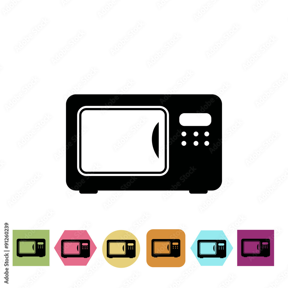 Microwave icon Microwave icon
